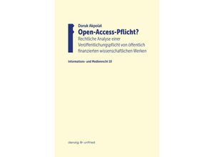 9783902752956 - Open-Access-Pflicht? - Doruk Akpolat Kartoniert (TB)