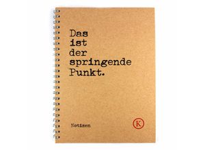 9783903284036 - Das ist der springende Punkt - Notizbuch Kartoniert (TB)