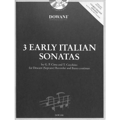 9783905477665 - 3 early italian Sonatas