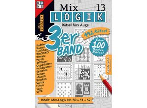 9783906238685 - Mix Logik 3er-BandNr13 - Conceptis Puzzles Kartoniert (TB)