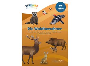 9783910232075 - WiBuKi Wissensbuch für Kinder Die Waldbewohner - Victoria Alexikova Jörg Domberger Edith Engleitner ALLEOVS Verlag Kartoniert (TB)