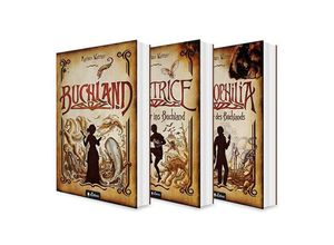 9783910279162 - Buchland Band 1-3 Buchland   Beatrice Rückkehr ins Buchland   Bibliophilia Das Ende des Buchlands Die komplette Trilogie (Paperback) - Markus Walther Kartoniert (TB)