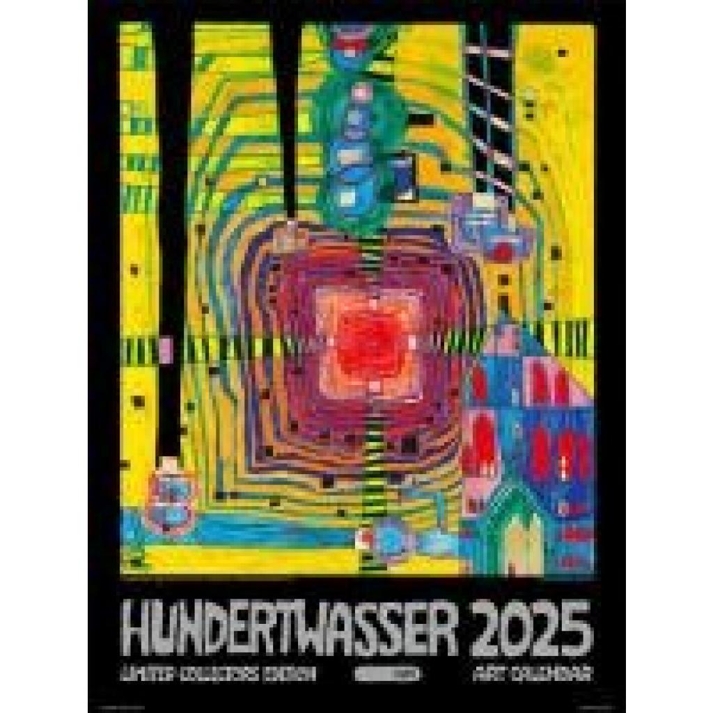 9783910430112 - Großer Hundertwasser Art Calendar 2025