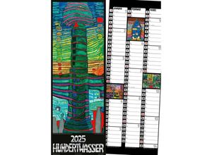 9783910430174 - Hundertwasser Streifenkalender Art 2025