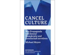 9783910568075 - Cancel Culture - Michael Meyen Kartoniert (TB)