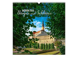 9783910680654 - Kalender Burgen und Schlösser Sachsen 2025