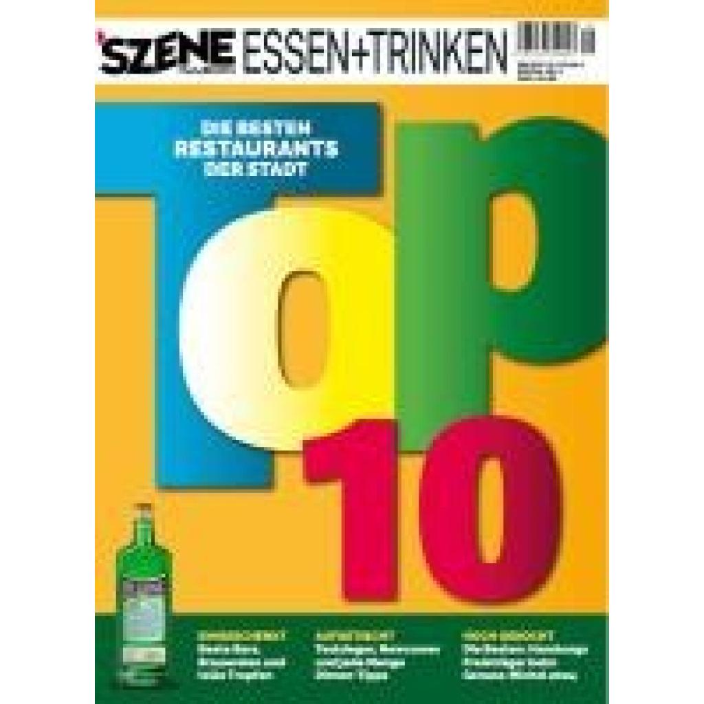 9783911219044 - SZENE HAMBURG ESSEN + TRINKEN TOP TEN 2024 2025