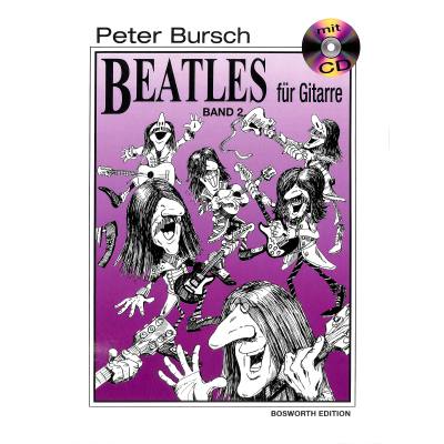 9783920127187 - Noten Beatles für Gitarre Band 2 incl CD Peter Bursch BOE 7016