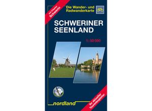 9783928397186 - Schweriner Seenland - Peter Kast Karte (im Sinne von Landkarte)