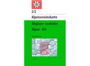 9783928777148 - Alpenvereinskarten   2 2   Allgäuer-Lechtaler Alpen - Ost Karte (im Sinne von Landkarte)