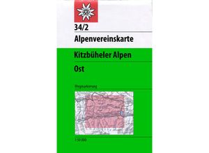 9783928777476 - Alpenvereinskarten   34 2 Weg   Kitzbüheler Alpen - Ost Karte (im Sinne von Landkarte)