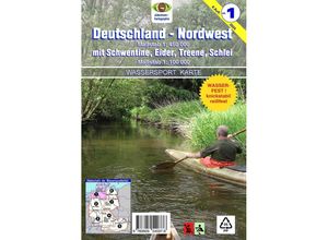 9783929540376 - Wassersport-Wanderkarte   Deutschland Nordwest für Kanu- und Rudersport - Erhard Jübermann Karte (im Sinne von Landkarte)