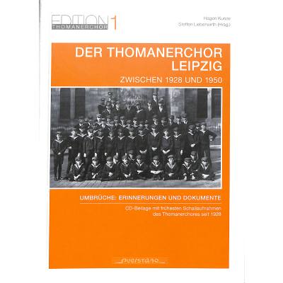 9783930550968 - Der Thomanerchor Leipzig zwischen 1928 und 1950