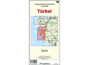 9783931099589 - Izmir - Topographische Reisekarte 1250000 Türkei (Blatt 5) - Jens Uwe Mollenhauer Karte (im Sinne von Landkarte)