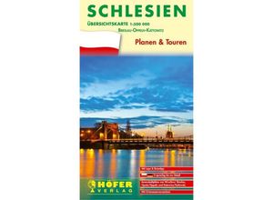 9783931103699 - Planen & Touren   Höfer Übersichtskarte Schlesien Karte (im Sinne von Landkarte)