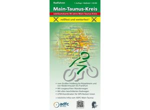 9783931273941 - MeKi-Radwanderkarten mit ADFC-Tourenvorschlägen - Radfahren - Main-Taunus-Kreis - Michael Messer Karte (im Sinne von Landkarte)