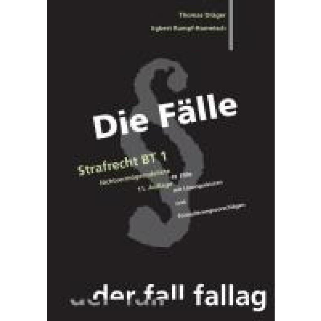 9783932944888 - Dräger Thomas Die Fälle Strafrecht BT 1