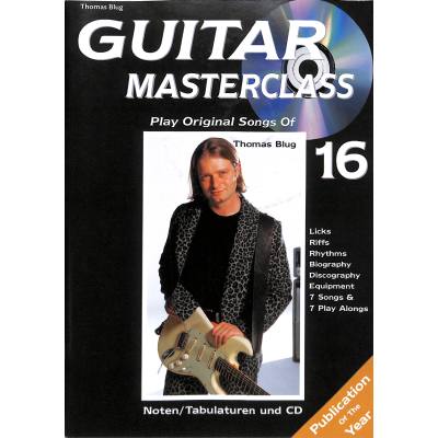 9783933316820 - Guitar masterclass 16