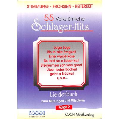 9783933396037 - 55 volkstümliche Schlagerhits 2