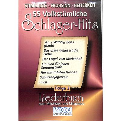 9783933396044 - 55 volkstümliche Schlagerhits 3