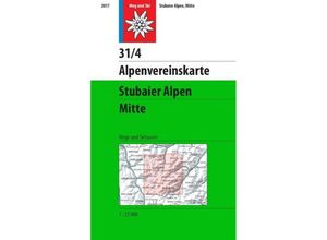 9783937530796 - Stubaier Alpen Mitte Karte (im Sinne von Landkarte)