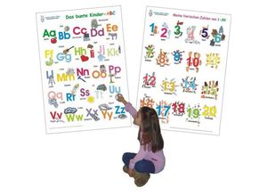 9783938573464 - Das bunte Kinder-ABC   Das bunte Kinder-ABC + Meine tierischen Zahlen von 1-20 2 Poster Poster