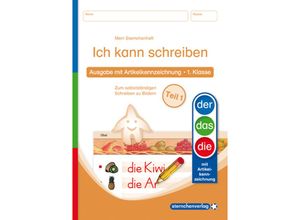 9783939293729 - Mein Sternchenheft   Ich kann schreiben Teil 1 - Ausgabe mit Artikelkennzeichnung (DaZ) 1 Klasse - sternchenverlag GmbH Katrin Langhans Kartoniert (TB)