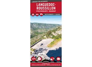 9783939997740 - MoTourMaps Languedoc-Roussillon Auto- und Motorradkarte 1330000 Karte (im Sinne von Landkarte)