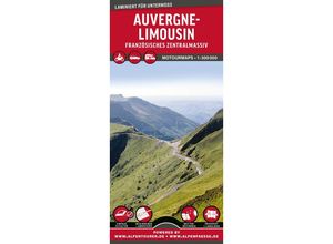 9783939997771 - MoTourMaps Auvergne-Limousin Auto- und Motorradkarte 1300000 Karte (im Sinne von Landkarte)