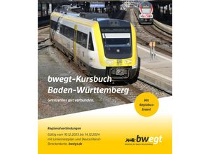 9783943551198 - bwegt-Kursbuch Baden-Württemberg 2024 m 1 Karte Gebunden