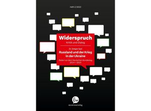 9783944581248 - Widerspruch Russland und der Krieg Taschenbuch