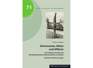 9783944913636 - Astronomen Akten und Affären - Günther Rüdiger Kartoniert (TB)