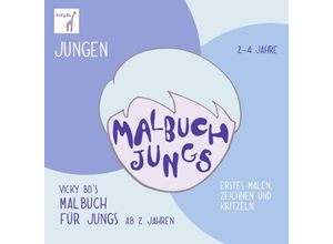 9783944956176 - Malbuch Jungen ab 2 Jahre - Vicky Bo Geheftet