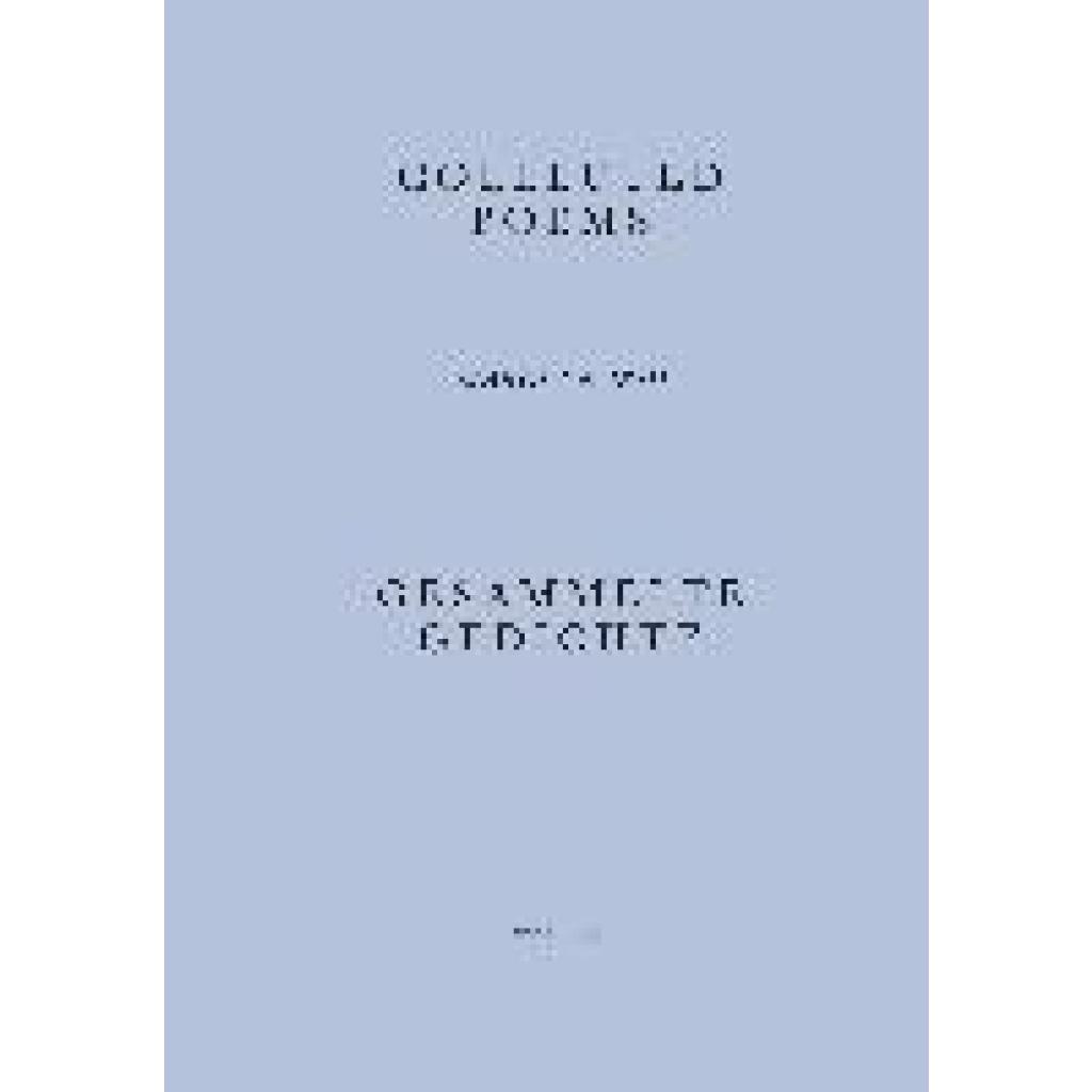 9783945421178 - Nardi Marcia Collected Poems   Gesammelte Gedichte