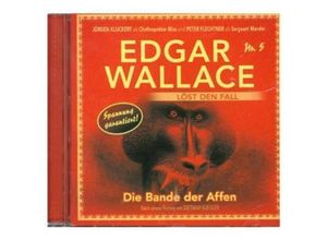 9783945624937 - Edgar Wallace löst den Fall - Die Bande der Affen 1 Audio-CD - 1 Audio-CD Edgar Wallace löst den Fall (Hörbuch)