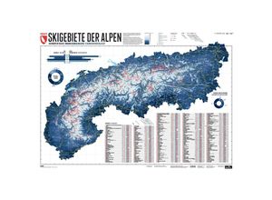 9783946719434 - 266 Skigebiete der Alpen - Stefan Spiegel Lana Bragin Karte (im Sinne von Landkarte)