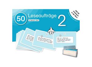 9783946904786 - 50 Leseaufträge 2 in der Box in Sprechsilben - sternchenverlag GmbH Katrin Langhans Taschenbuch