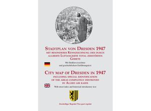 9783947028139 - Stadtplan von Dresden 1947 - Michael Schmidt Kartoniert (TB)