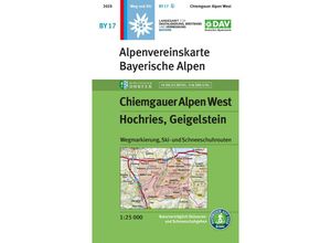 9783948256265 - Chiemgauer Alpen West Hochries Geigelstein Karte (im Sinne von Landkarte)