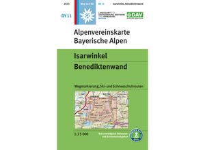 9783948256302 - Isarwinkel Benediktenwand Karte (im Sinne von Landkarte)