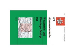 9783948256319 - Wetterstein- und Mieminger Gebirge Ost Karte (im Sinne von Landkarte)