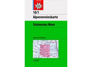 9783948256418 - Steinernes Meer Karte (im Sinne von Landkarte)