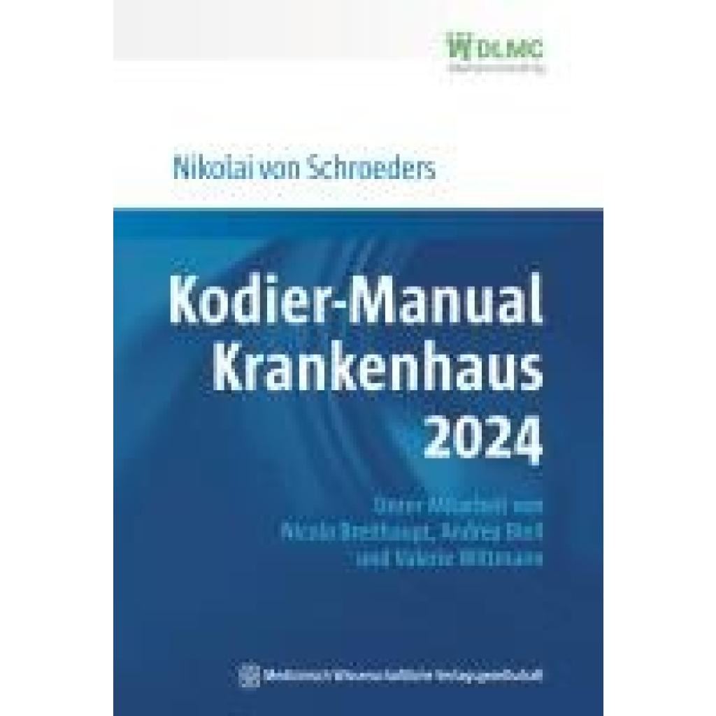 9783954668595 - Schroeders Nikolai von Kodier-Manual Krankenhaus 2024