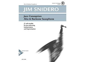 9783954810338 - Jazz Conception   Jazz Conception Alto & Baritone Saxophone w Audio-CD (mixed mode) Geheftet