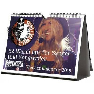 9783955121914 - Vocal Wochenkalender 2019 | 52 Warm ups für Sänger und Songwriter