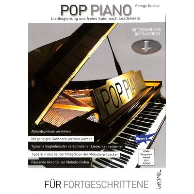 9783955340018 - Pop Piano - Liedbegleitung und freies Spiel nach Leadsheets m CD-Plus - George Kuchar Kartoniert (TB)