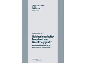 9783955651305 - Reichssicherheitshauptamt und Nachkriegsjustiz Kartoniert (TB)