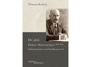 9783955655655 - Dr phil Oskar Ostersetzer (1867-1945) - Tilmann Bechert Kartoniert (TB)