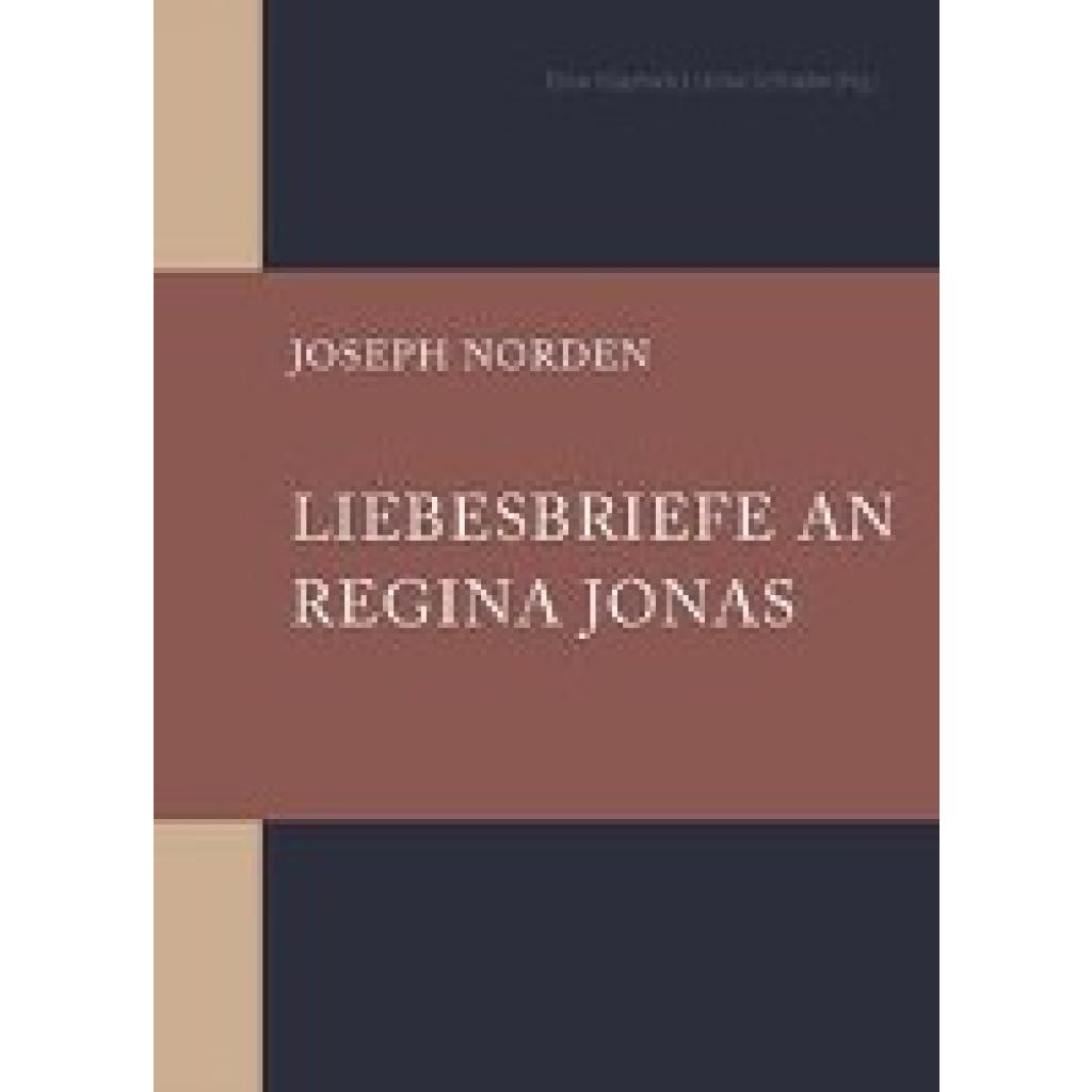 9783955655884 - Norden Joseph Liebesbriefe an Regina Jonas