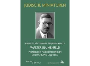 9783955656270 - Walter Blumenfeld - Andreas Jüttemann Benjamin Kuntz Gebunden